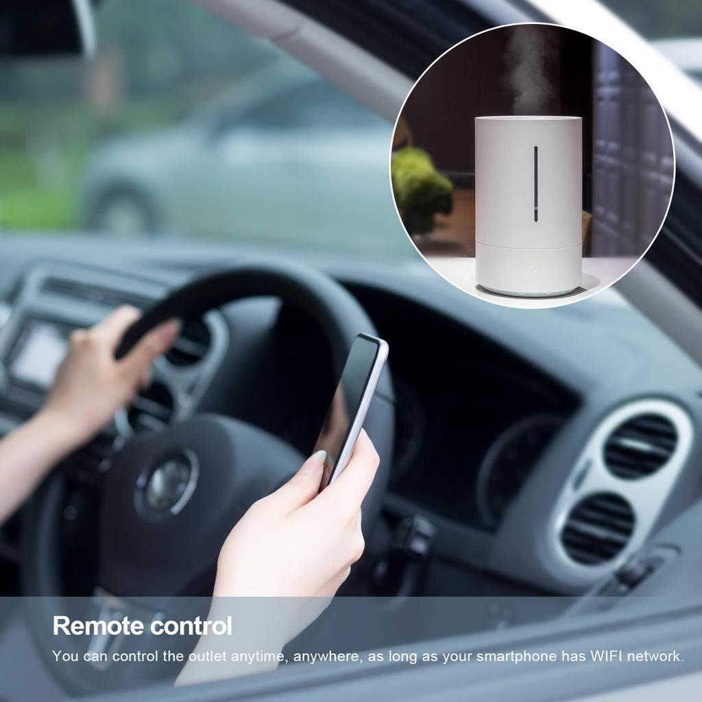 Умный дом Tuya Smart Life Smart Socket EU Plug Network Wi-Fi Розетка Использование голосового управления Работа с Google Home Alexa