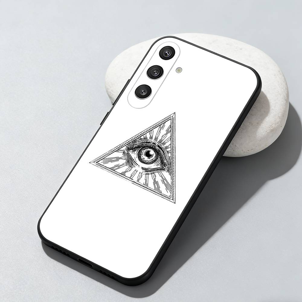 I-Illuminati Phone Case For Samsung Galaxy A73,A72,A71,A70,A52,A51 Others Soft Black Cover