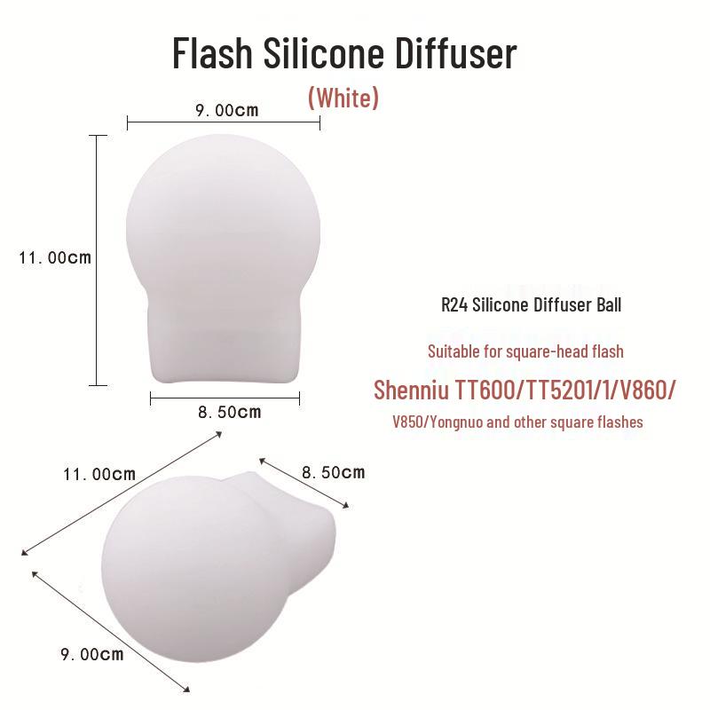 Universal Silicone Soft Light Diffuser for Godox & Yongnuo Speedlites