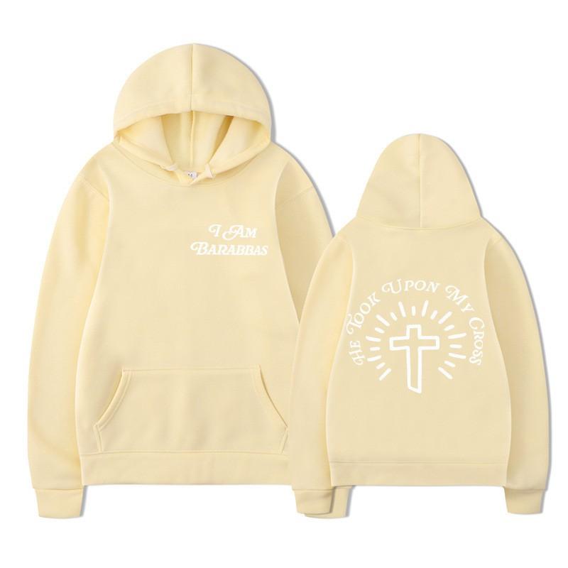Unisex Oversized Hooded Sweatshirt With Front Back Print Drawstring Kangaroo Pocket Loose Fit Casual Pullover