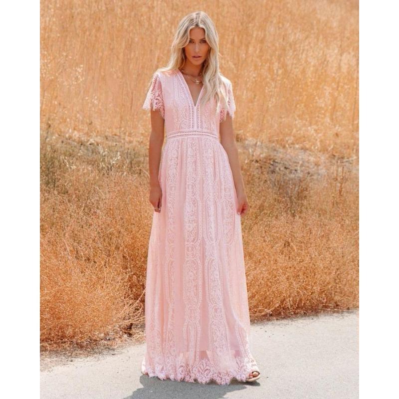 Женское платье Темперамент Элегантное тюлевое свадебное платье с глубоким V-образным вырезом Длинные платья Вечернее платье