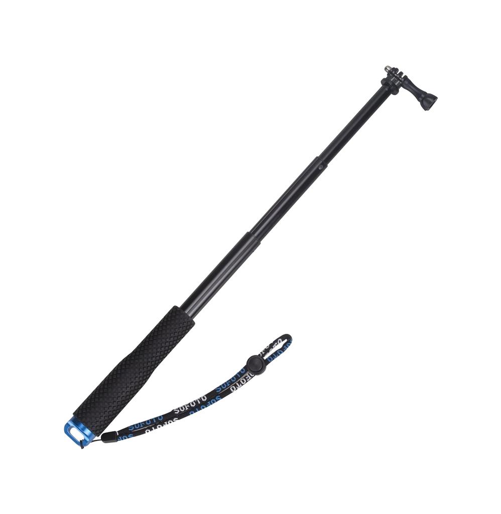 Aluminum Extendable Handheld Selfie Stick Telescoping Pole for GoPro Hero 13 12 11 10 9 8 Insta360 X4 DJI Osmo Action 5 Pro 4