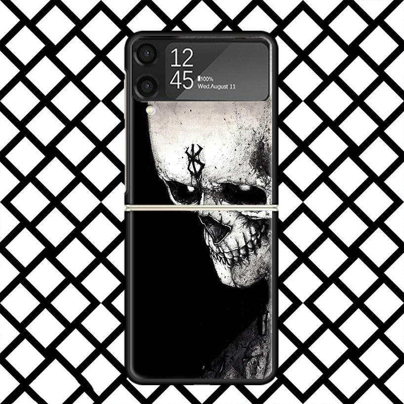 Devil Satan Dark Phone Case For Samsung Z Flip 7 6 5 4 3 Galaxy ZFLIP7 ZFlip6 5G Flip5 Flip4 Flip3 5g Black Hard Cover