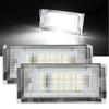 2Pcs 6500K 3528 SMD LED License Number Plate Light White Canbus Error Free for BMW 3-series E46 4D 5D Touring 1998-2005 12V