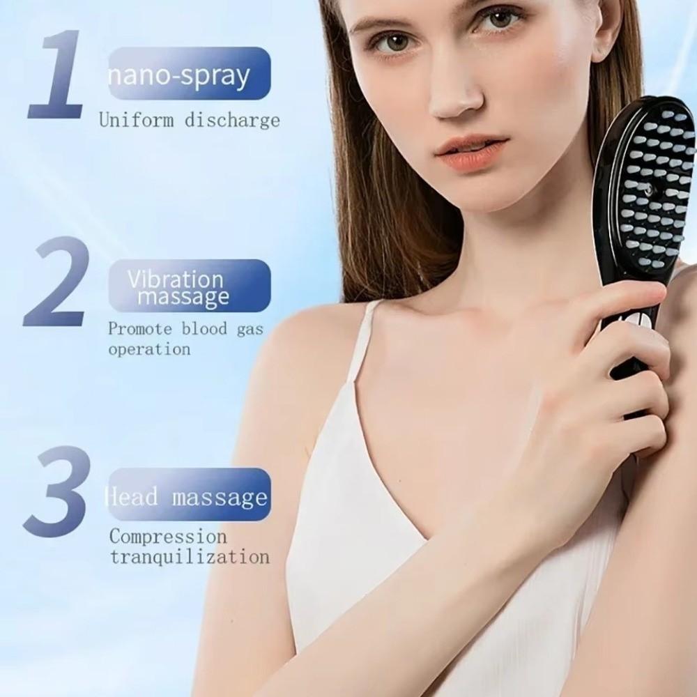 Red Light Blue Light Electric Hair Comb Spray Massage Comb Gift for Girlfriend