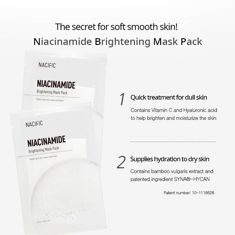 [NACIFIC] Тканевая маска для выравнивания тона кожи 10шт