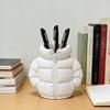 Puffer Jacket Pen Holder Resin 3D Printed Desktop Desk Organizer Office School Stationery Storage Cup Multiple Colors Gift Holder Creative