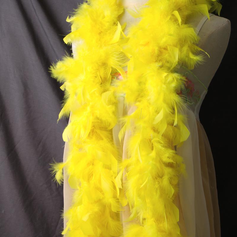 DIY Pink Turkey Feather Boa 2 Meter 40g 60g 90g Fluffy Chandelle Feathers for Carnival Party Dress Clothes Costume Scarf Shawl