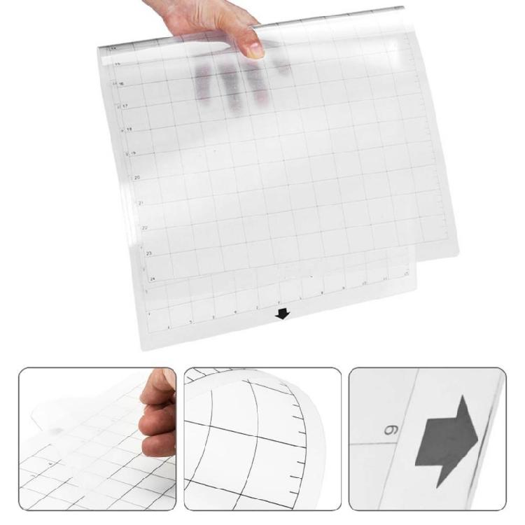 3 Sheets Adhesive Cutting Mats Silhouettes Portrait Replacement Cutting Mats