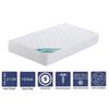 Mattress 90x190 X 21 Cm + Mattress Cover + Visco Pillow - Firm - Aertech+ 35 Kg-m3 HR Latest Generation - Very Breathable