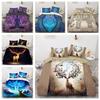 3D Animal Bedding Set with Ultra-fine Fiber Soft Down Duvet Cover Pillowcases 2/3pcs Luxury Home Textile Full Size Cover