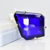 A+ Quality 87.5 Ct CERTIFIED Tanzanite 925 Sterling Silver Blue Fancy Pendant MY-PD-118-NS