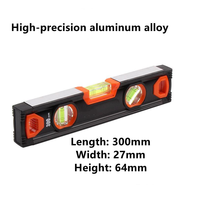 Магнитный спиртовой уровень линейка алюминиевый сплав высокоточный угловой балансир горизонтальная линейка для самостоятельного украшения дома