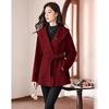 Fleeting Years Elegant Mid-Length Woolen Coat