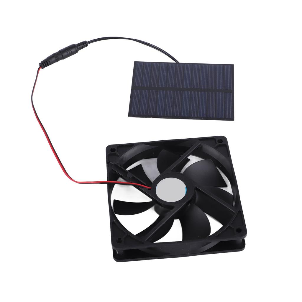 Вентилятор на солнечной панели Профессиональный комплект вытяжного вентилятора на солнечной энергии для курятников теплиц сараев домашних животных