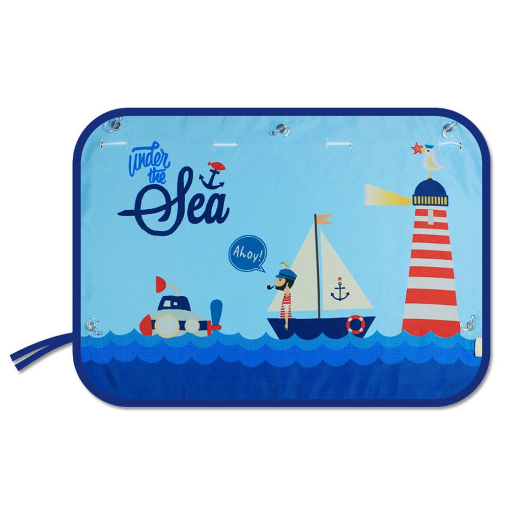 1 шт. Универсальная шторка-накладка на боковое окно автомобиля, шторка, солнцезащитный козырек на окно, защита для детей, милые мультяшные машинки