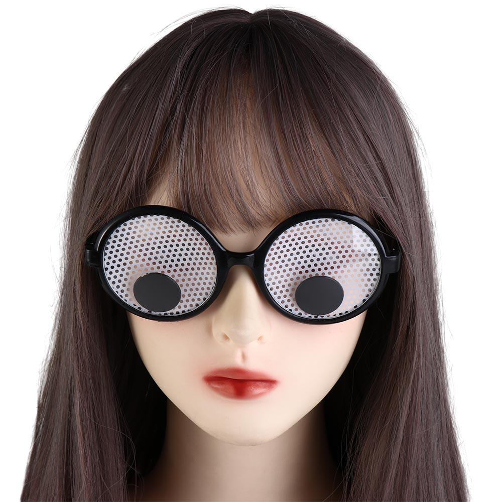 Visible Eyeball Eyeglasses Funny Party Glasses Fun Rotatable Eyeball Glasses  Children