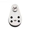 High Strength Stainless Steel Pulley Nylon Sheave Fits 2mm-8mm Rope for Off-Road Winch Accessory Use