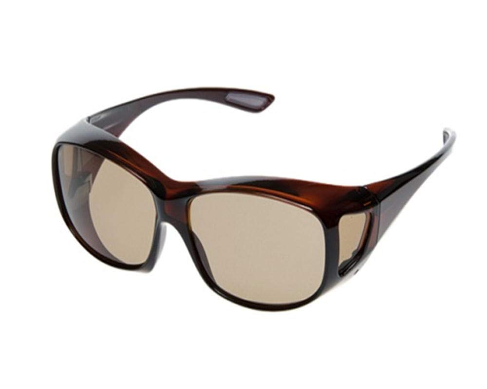 Overglasses Unisex Simon Overglasses Polarized/dimmable POLA-FITai Co., Ltd. POLA-FITai (Brown PA-2B)