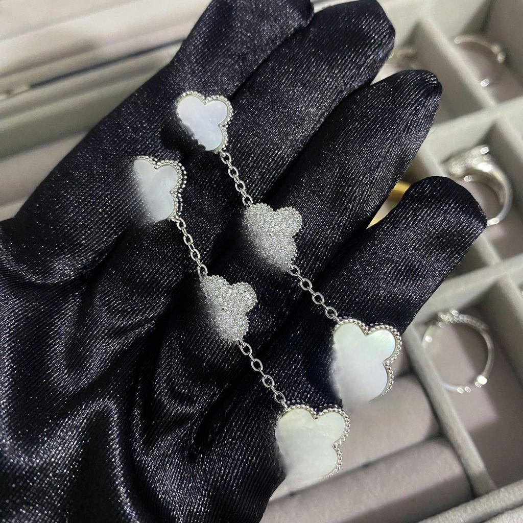 Изысканные серьги-кисточки «Счастливый четырехлистный клевер» - Универсальное модное заявление