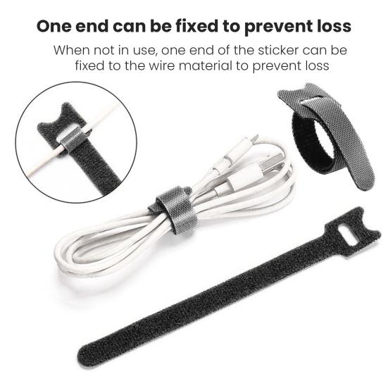 50/100Pcs Reusable Cable Ties Heavy Duty Multi-Purpose Headphones Audio Computer Phone Charging Cable Tie Wraps Fastening Straps