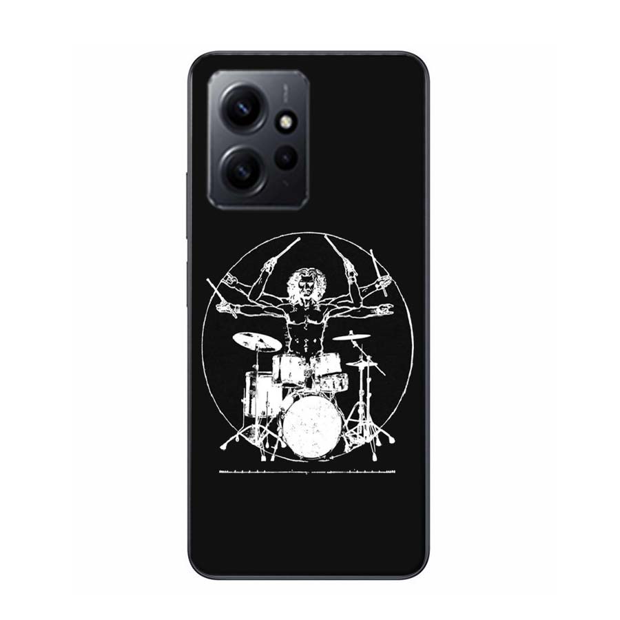 Drum Drummer Music Dj Phone Case For Redmi 12 13C 12C 15C 9 10 10C Note 13 Pro Plus 14 15 Pro 9T 9C 9A TPU Soft Cover Clear Cell