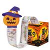 Gift Halloween Box Scene With Pumpkin Cat Castle Design For Festival Decor
