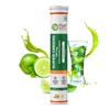 Pure Nutrition Super Greens 20 шипучих таблеток с морингой, спирулиной, экстрактом листьев арджуны, витаминами B1, B3, B5, B6, B12 | 14+ витаминов, He