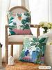 Botanical House Plants Boho Retro Vase Cushion Cover Natural Linen Organic Fabric Double-Sided Printing Breathable Home Decor