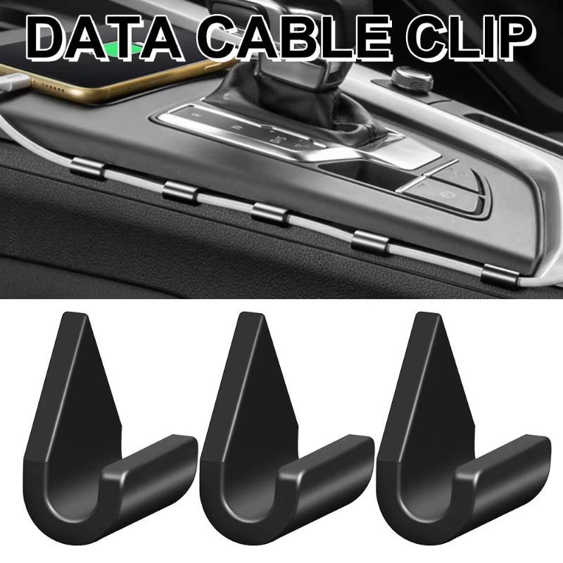 24pcs Car Cable Clips No Trace Removable Clip Wire Fix Holder Organizer Car Dashboard Desk Office Home Charging Cable Manageme