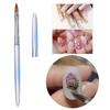 Модная металлическая ручка, изысканная кисточка для дизайна ногтей, УФ-гель для наращивания, ручка для рисования, домашнее использование