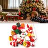 20 шт. Смоляные Рождественские Украшения Миниатюрные Подвески DIY Фигурки Аксессуары Набор Колокольчики Снеговики Санта Клаус Рождественские Шапки