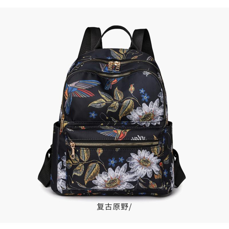 Модный рюкзак Sweet Cherry Butterfly из мягкой нейлоновой ткани, женская сумка через плечо, симпатичная универсальная школьная сумка для девочек-подростков, рюкзак для отдыха на природе и путешествий