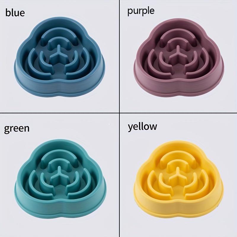 Прочная миска для медленной подачи домашних животных с нескользящим основанием для кошек и собак, отлично подходит для использования в помещении