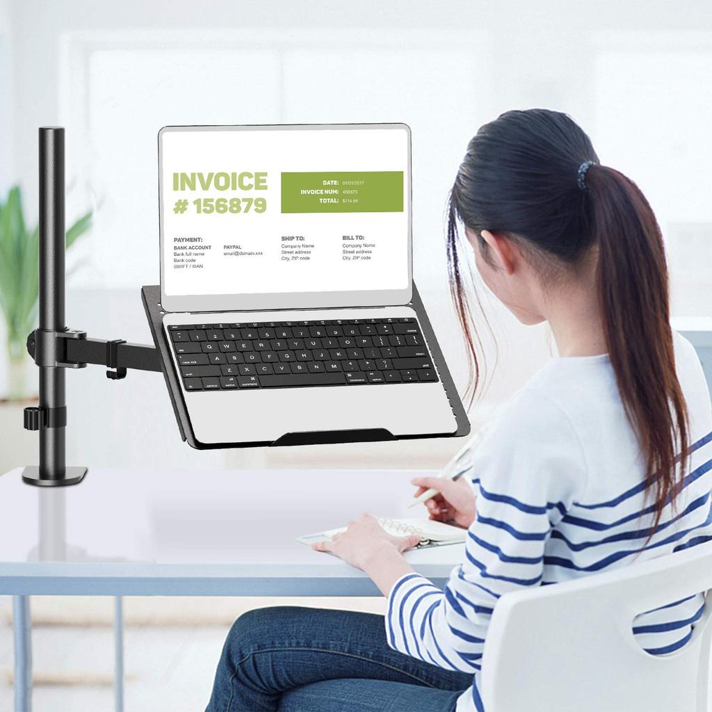 ErGear Laptop Arm Laptop Arm Up to inches Load Capacity 10kg Adjustable Angle 15.6