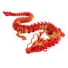 3D Articulated Chinese Dragon Printed Chinese Dragon Ornament  Kids Gifts