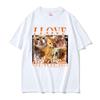 I Love Gingers Orange Cat Vintage 90s Graphic T Shirt Unisex Unisex Clothing Fashion Comfort Short Sleeves Loose Tshirts Streetwear