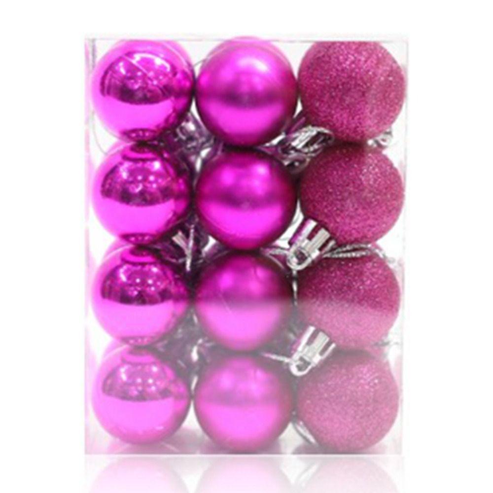 24 шт./компл. небьющиеся рождественские висячие шары блестящие елочные шары для Хэллоуина