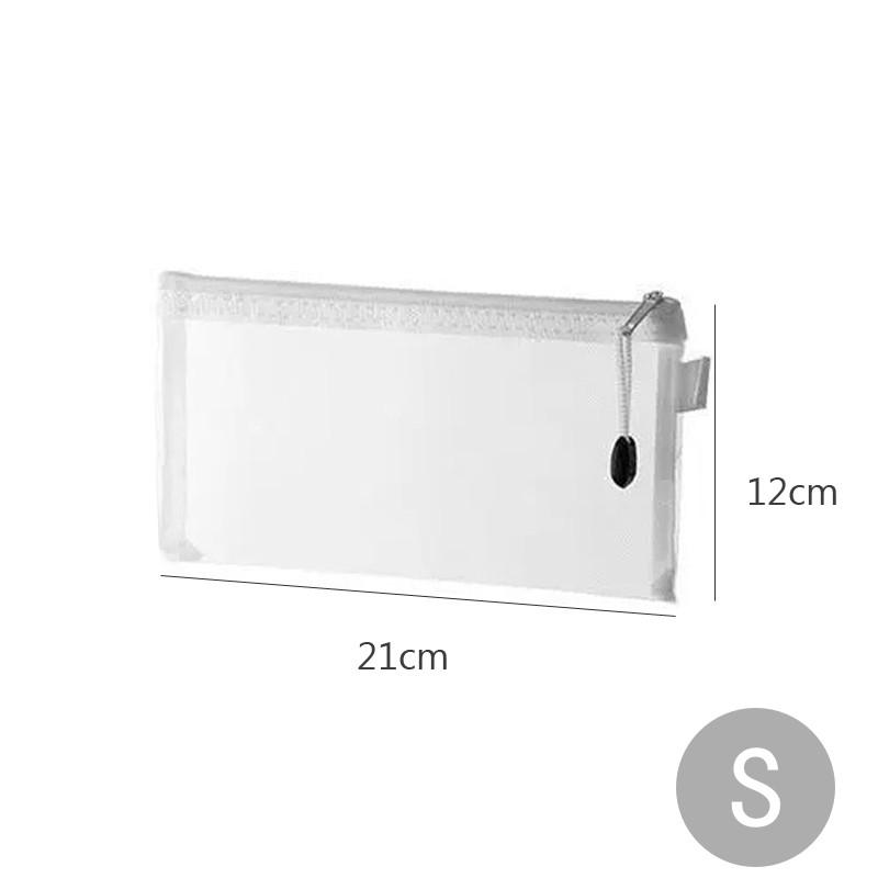 Экзаменационная бумажная сумка формата A4/A5/A6, сумка для ручек, сетчатая сумка на молнии, студенческий офис, простая большая вместительная бумажная сумка, сумка для документов, складная косметичка