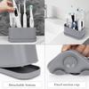 Linkidea Electric Toothbrush Silicone Toothbrush Countertop Electric Toothbrush Holder Organizer Compatible with Pro 100 and Spinbrush Pro Holder,