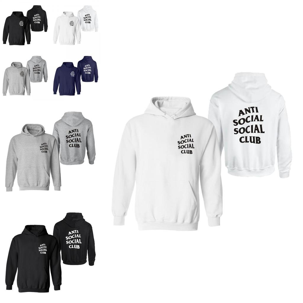 Худи унисекс Anti Social Social Club Новое с длинным рукавом Худи Свитшот