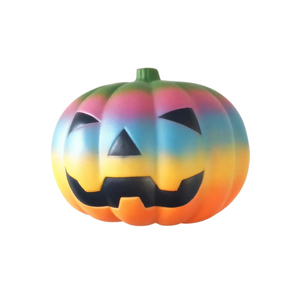 Large Slow Rebound Pumpkin Toy Halloween Theme Stress Relief Soft Squeeze Decor for Home Office School Party