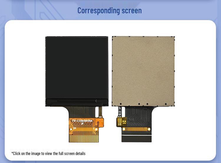 1,3-дюймовый HD IPS-дисплей, 240x240 TFT LCD, ST7789 с библиотекой шрифтов