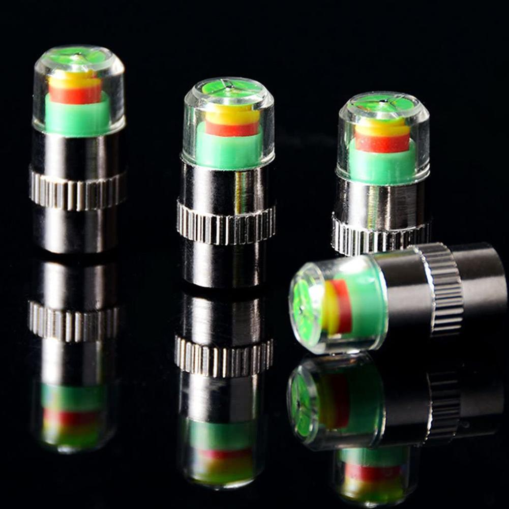 4 шт. Колпачок датчика системы контроля давления в шинах автомобиля Автомобильный беспроводной колпачок давления в шинах Ниппель клапана Монитор Внешний колпачок шины