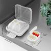AM/PM Pill Organizer 2 Times a Day Travel Pill Box 3 Day Convenient To Carry Pill Box Case with Detachable Day Night Compartment