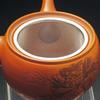 Commercial Teapot with Made In Japan J-kitchens Tokoname-yaki Strainer, 390cc,