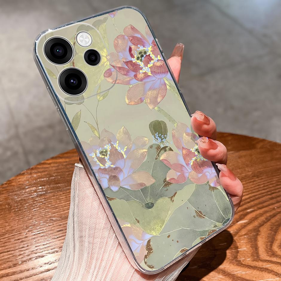 For OPPO Reno 15F 15 Pro Case Goldfish Rainbow Dog Dustproof Anti-drop Clear Phone Protector For oppo reno15pro reno15f Capinha
