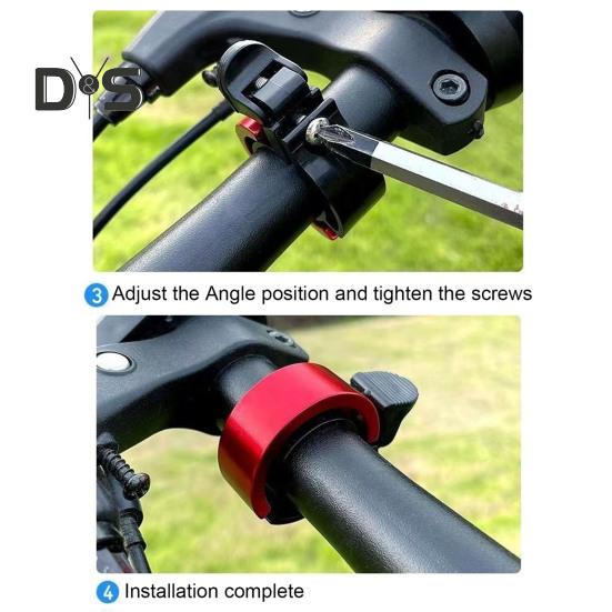 Велосипедный звонок легкий 90 дБ четкий громкий звук универсальный складной горный велосипедный руль сигнальный звонок аксессуары для велосипеда