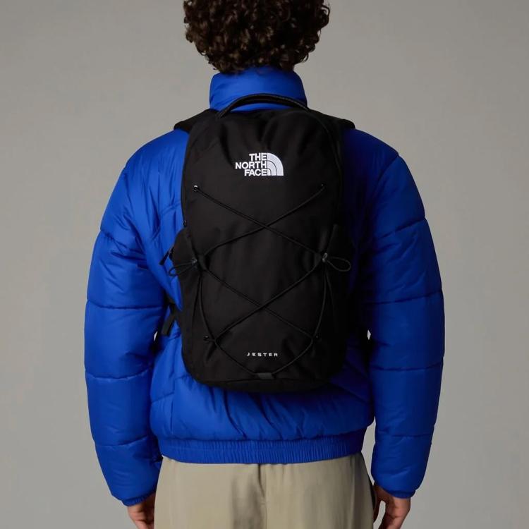The North Face Jester 2.5L Logo Solid Color Versatile Zipper Outdoor Bag Unisex Bags Black NF0A3VXF4H01