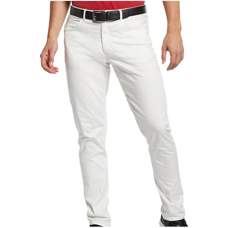 Nike Casual Pants Men's White 133 Moderate Straight Fit Pants 891925-133